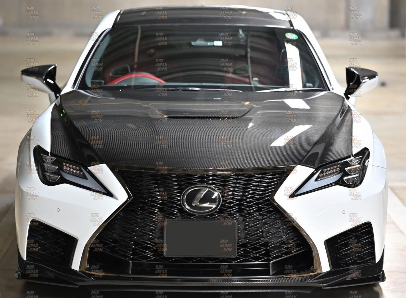 LEMS Front Splitter Set Dry Carbon Fiber - Lexus RC-F USC10 Kouki